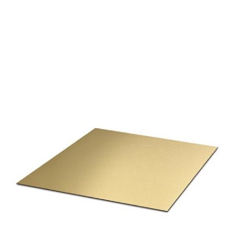 Phoenix contact GPAL 500X500X1,5 SR/BK/GD Engraving plate for outdoor use
