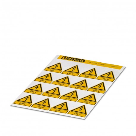 Phoenix contact PML-W202 (25X25) Warning label