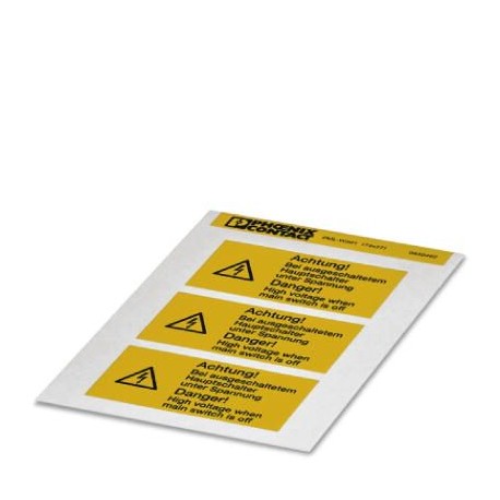 PHOENIX CONTACT PML-W301 (74X37) PML-W301 (74X37) 0830462 PHOENIX CONTACT Warning label