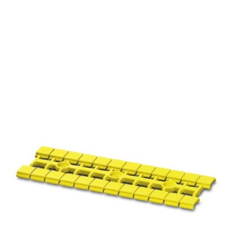 Phoenix contact UM-TMF (5X5) YE Marker for terminal blocks, Strip, yellow, unlabeled, rotulable with..