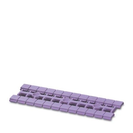 Phoenix contact UM-TMF (5X5) VT Marker for terminal blocks, Strip, violet, unlabeled, rotulable with..