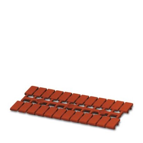 Phoenix contact UM-TMF (5X10) RD Marker for terminal blocks, Strip, red, unlabeled, rotulable with: ..