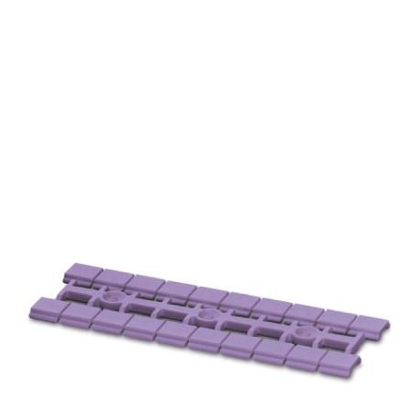 Phoenix contact UM-TMF (6X5) VT Marker for terminal blocks, Strip, violet, unlabeled, rotulable with..