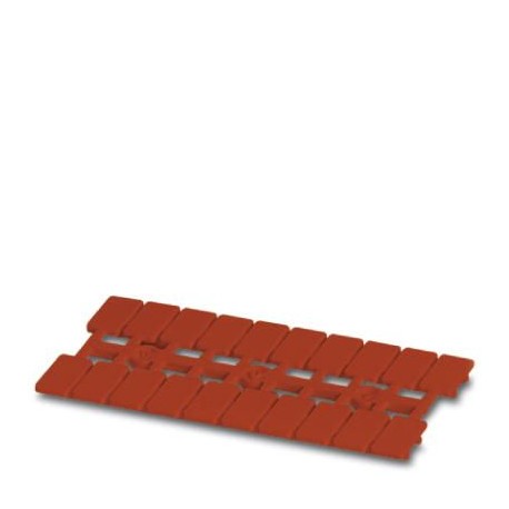 Phoenix contact UM-TMF (6X10) RD Marker for terminal blocks, Strip, red, unlabeled, rotulable with: ..