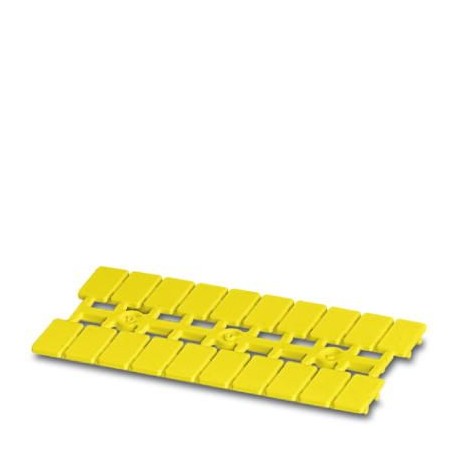 Phoenix contact UM-TMF (6X10) YE Marker for terminal blocks, Strip, yellow, unlabeled, rotulable wit..