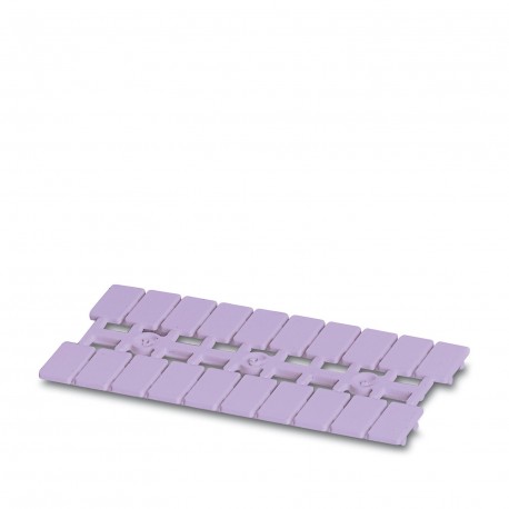 Phoenix contact UM-TMF (6X10) VT Marker for terminal blocks, Strip, violet, unlabeled, rotulable wit..