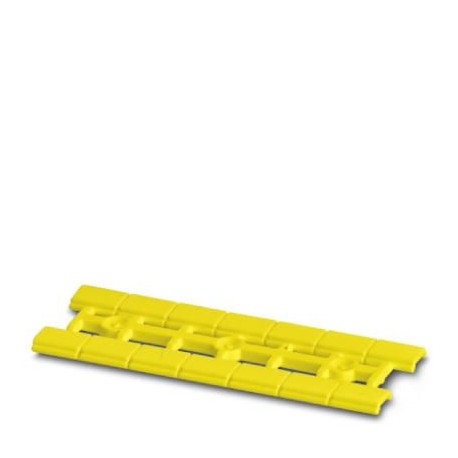 Phoenix contact UM-TMF (8X5) YE Marker for terminal blocks, Strip, yellow, unlabeled, rotulable with..