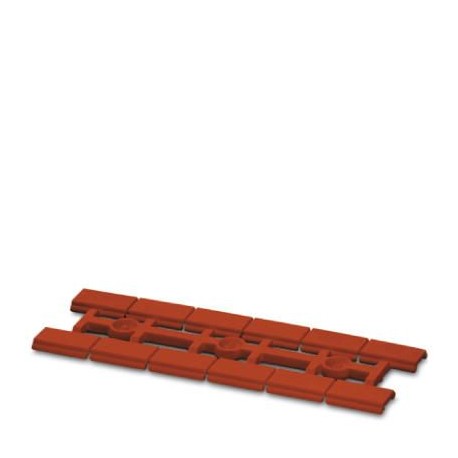Phoenix contact UM-TMF (10X5) RD Marker for terminal blocks, Strip, red, unlabeled, rotulable with: ..