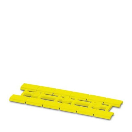 Phoenix contact UM-TMF (10X5) YE Marker for terminal blocks, Strip, yellow, unlabeled, rotulable wit..