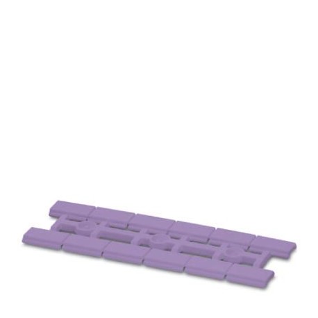 Phoenix contact UM-TMF (10X5) VT Marker for terminal blocks, Strip, violet, unlabeled, rotulable wit..