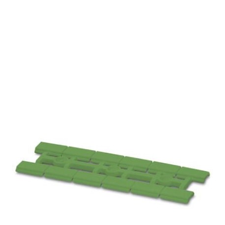 Phoenix contact UM-TMF (10X5) GN Marker for terminal blocks, Strip, green, unlabeled, rotulable with..