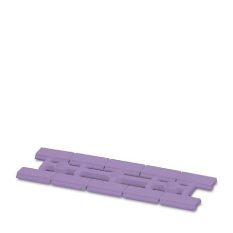 Phoenix contact UM-TMF (12X5) VT Marker for terminal blocks, Strip, violet, unlabeled, rotulable wit..