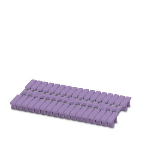 Phoenix contact UM-TM (3,5X10) VT Marker for terminal blocks, Strip, violet, unlabeled, rotulable wi..