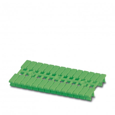 Phoenix contact UM-TM (4X10) GN Marker for terminal blocks, Strip, green, unlabeled, rotulable with:..