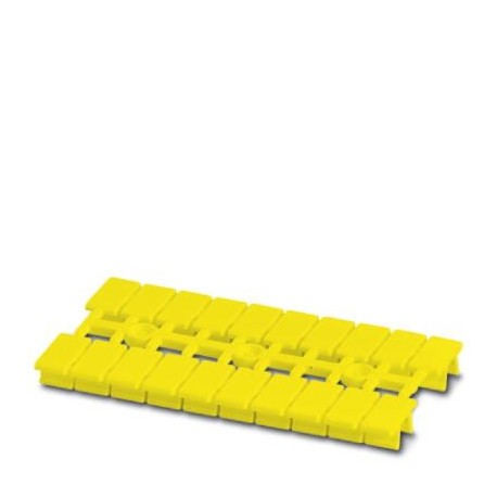 Phoenix contact UM-TM (6X10) YE Marker for terminal blocks, Strip, yellow, unlabeled, rotulable with..