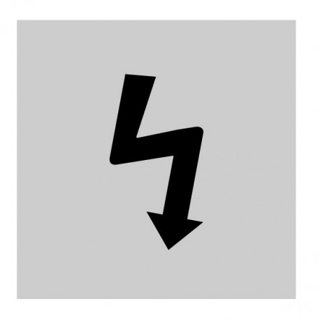 Eaton-moeller 34LQ18 Y7-90368 EATON ELECTRIC Insert label, transparent, symbol electrical voltage