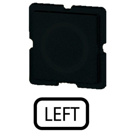 EATON - MOELLER 234TQ25 234TQ25 090987 EATON ELECTRIC Button plate, black, LEFT