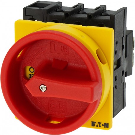EATON - MOELLER P1-32/EA/SVB/N P1-32/EA/SVB/N 091079 Y7-91079 EATON ELECTRIC Main switch, 3 pole + N, 32 A, Emergency-Stop function, Lockab..