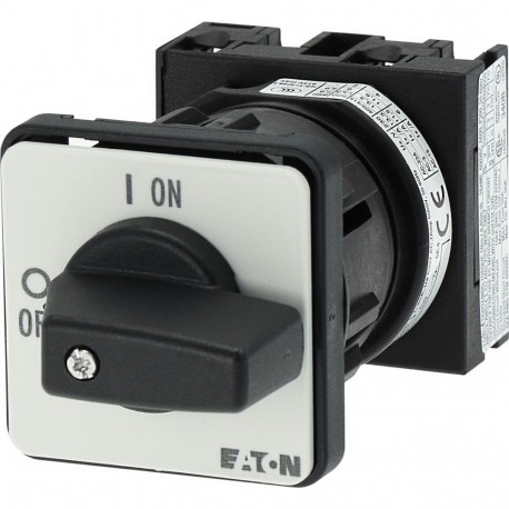 Eaton-moeller T0-1-102/EZ Y7-91082 EATON ELECTRIC On-Off switch, 2 pole, 20 A, 90 °, centre mounting