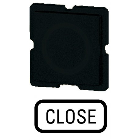 EATON - MOELLER 253TQ25 253TQ25 091089 EATON ELECTRIC Button plate, black, CLOSE