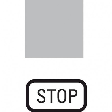 EATON - MOELLER 110LQ25 110LQ25 091091 Y7-91091 EATON ELECTRIC Insert label, transparent, STOP