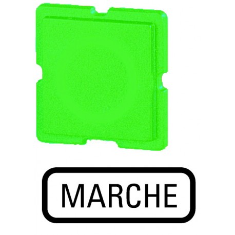 Eaton-moeller 311TQ25 EATON ELECTRIC Button plate, green, MARCHE