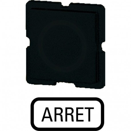 EATON - MOELLER 317TQ25 317TQ25 091508 Y7-91508 EATON ELECTRIC Button plate, red, ARRET