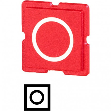 Eaton-moeller 10TQ25 Y7-91536 EATON ELECTRIC Button plate, red