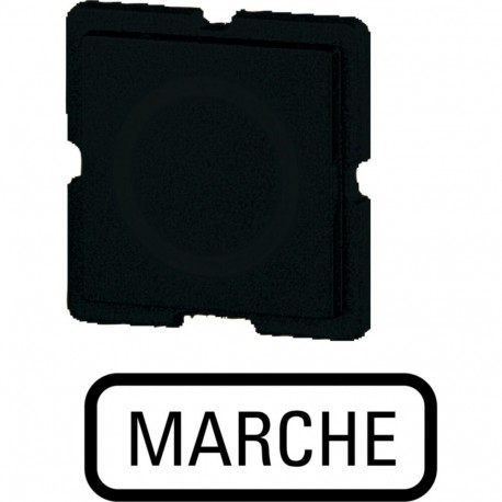Eaton-moeller 321TQ25 Y7-91563 EATON ELECTRIC Button plate, black, MARCHE