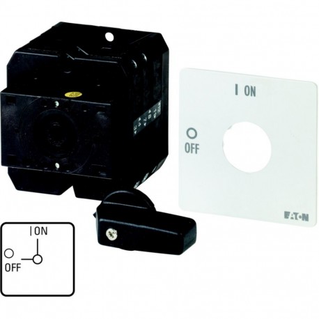 Eaton-moeller T5B-4-15164/X Y7-92220 EATON ELECTRIC On-Off switch, 6 pole + 1 N/O + 1 N/C, 63 A, 90 °, rear mountin..