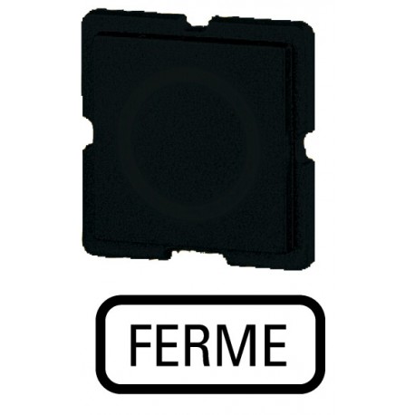 EATON - MOELLER 353TQ25 353TQ25 092609 EATON ELECTRIC Button plate, black, FERME