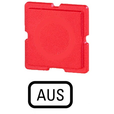 EATON - MOELLER 117TQ25 117TQ25 093434 EATON ELECTRIC Button plate, red, OFF
