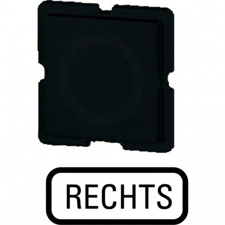 Eaton-moeller 135TQ25 Y7-93527 EATON ELECTRIC Button plate, black, RECHTS