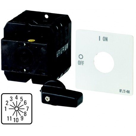 EATON - MOELLER T5-6-15252/X T5-6-15252/X 094878 Y7-94878 EATON ELECTRIC Step switch, 1p, Ie 80A, 1-11, 30°, maintained, replacement swit..