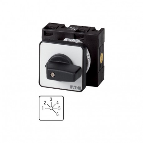 Eaton-moeller T3-3-8233/E Y7-97459 EATON ELECTRIC Step switches, Contacts: 6, 32 A, front plate: 1-6, 45 °, maintai..