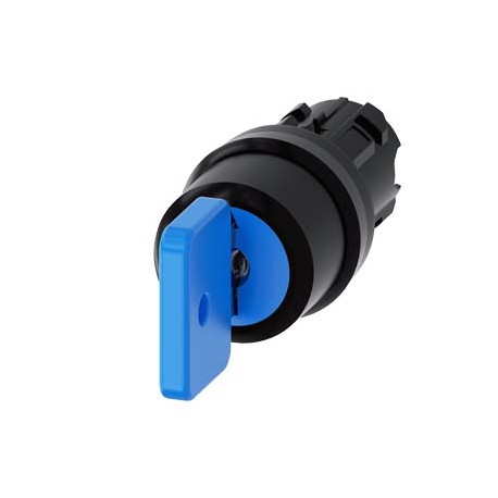 Siemens 3SU1000-4BL41-0AA0 RONIS key-operated switch, 22 mm, round, plastic, lock number SB30, with 2 keys, ..