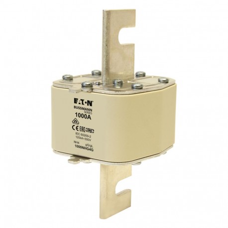 EATON - MOELLER 500V 1000A NH4 FUSE gG 500V 1000A NH4 FUSE gG 1000NHG4G EATON ELECTRIC Fuse-link, LV, 1000 A, AC 500 V, NH4, gL/gG, IEC, single ind..