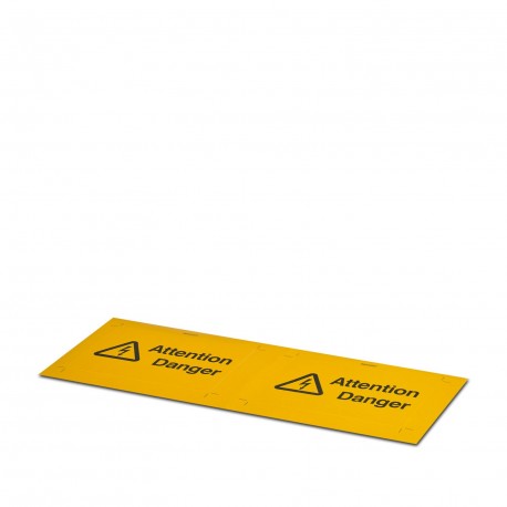Phoenix contact WS-3K Warning label
