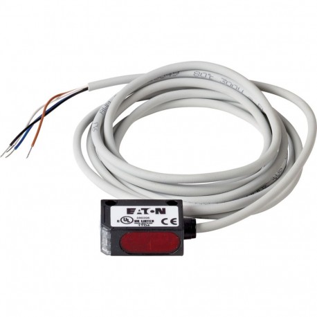 Eaton-moeller E71-PRN-CA EATON ELECTRIC Proximity switch, optical, long range 2.5m, 4L, 10-30VDC, NPN cable