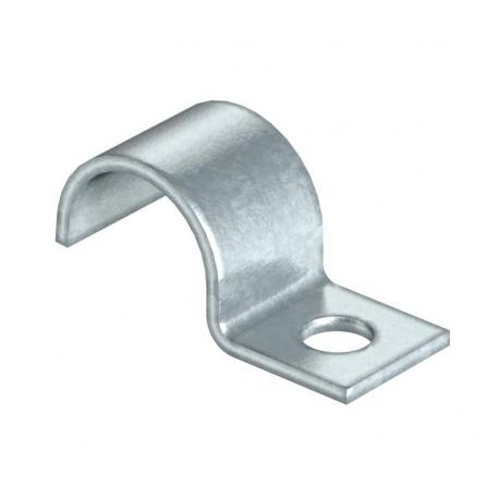 Obo-bettermann 1015 6 G OBO BETTERMANN Attaching clip single lobe, 6mm, Electrogalvanised, DIN 50961, Steel, St