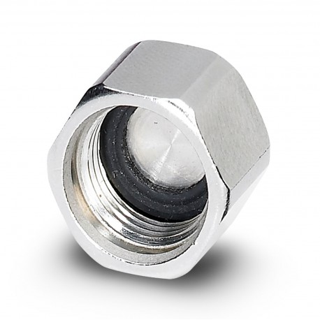 Phoenix contact PROT-M12 FS-M VA M12 metal sealing cap for unoccupied M12 plugs of the sensor/actuat..
