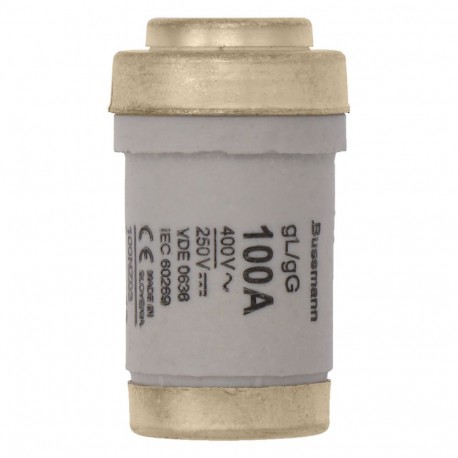 Eaton-moeller FUSE-D03 100A T GL/GG 400VAC M30 EATON ELECTRIC Fuse-link, LV, 100 A, AC 400 V, D03, gL/gG, IEC, tim..