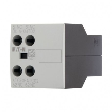 Eaton-moeller DILA-XHIT02 Y7-101041 EATON ELECTRIC Auxiliary contact module, raised, 2 N/C, surface mounting, screw..