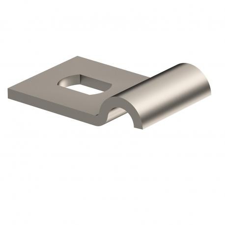 Obo-bettermann 822 6 A4 822 6 V4A 1013861 OBO BETTERMANN Attaching clip single lobe, 6mm, Stainless steel, grade 316 Ti, VA, 1.4571