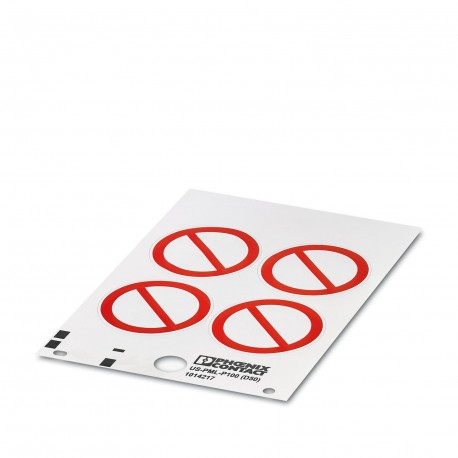 Phoenix contact US-PML-P100 (D50) Prohibition sign