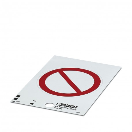 Phoenix contact US-PML-P100 (D100) CUS Prohibition sign