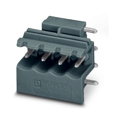 Phoenix contact MSTBO 2,5/ 4-G1R BUGY CD:2,3,4 PCB headers, number of positions: 4, pitch: 5 mm, pin..