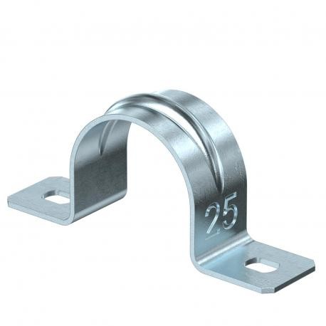 OBO BETTERMANN 605 25 G 605 25 G 1018256 OBO BETTERMANN Attaching clip two lobe, 25mm, Electrogalvanised, DIN 50961, Steel, St