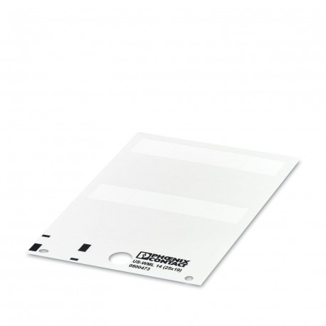 Phoenix contact US-WML 14 (25X19) CUS Cable marker label, Card, white, labeled, mounting type: adhes..