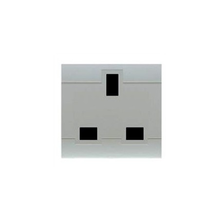 SCAME 101.6413.G 101.6413.G SCAME SOCKET BRITISH ST. 2P+E 16A GREY
